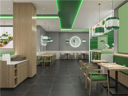 快餐店設(shè)計(jì)中空間感的營造